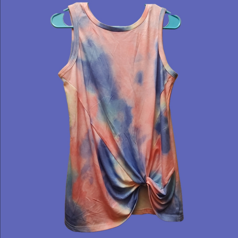 Womens Size medium sleeveless tie-dye top